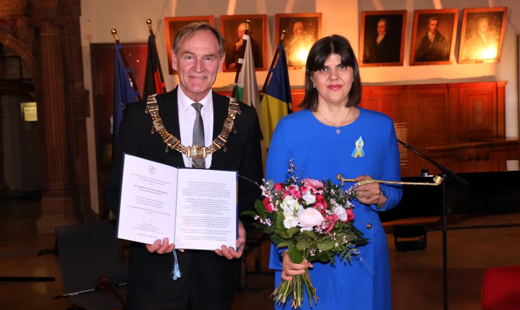 Laura Codruța Kovesi a primit Premiul Leipzig Robert Blum pentru Democrație. Va dona banii Ucrainei