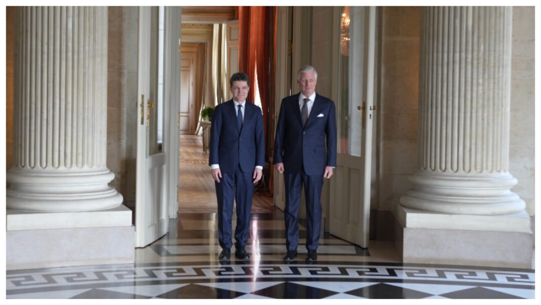 Nicușor Dan a fost primit de Regele Belgiei la Laeken