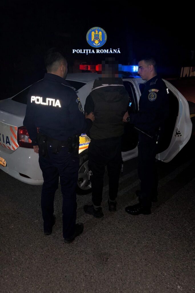 Vâlcea: Mașină furată, găsită abandonată pe un câmp. Tânăr de 21 de ani reținut de polițiști