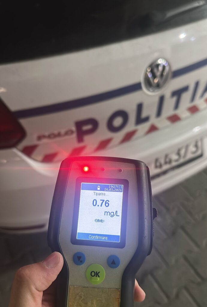 Șofer prins băut la volan în Râmnicu Vâlcea