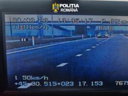 Circula cu 181 km/h pe varianta ocolitoare VO 66 B.