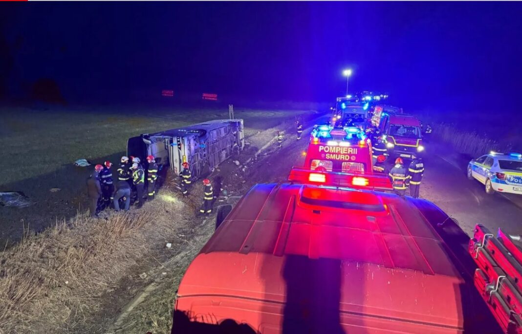 Accident grav la granița dintre județe