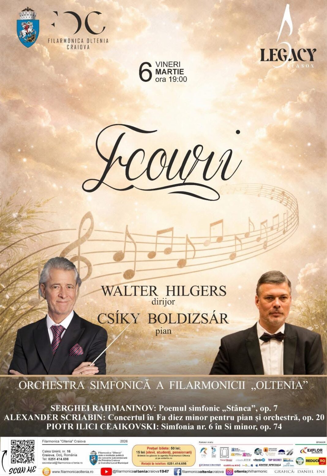 Program special sub bagheta dirijorului Walter Hilgers