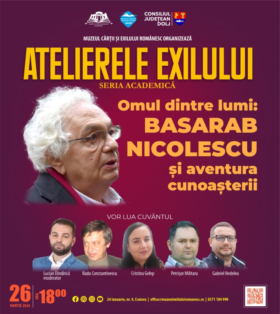 „Omul dintre lumi”: eveniment dedicat lui Basarab Nicolescu la Craiova