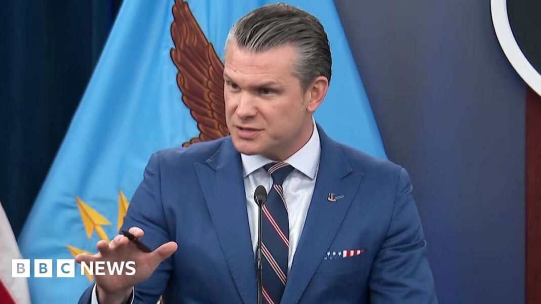 Secretarul american al Apărării, Pete Hegseth