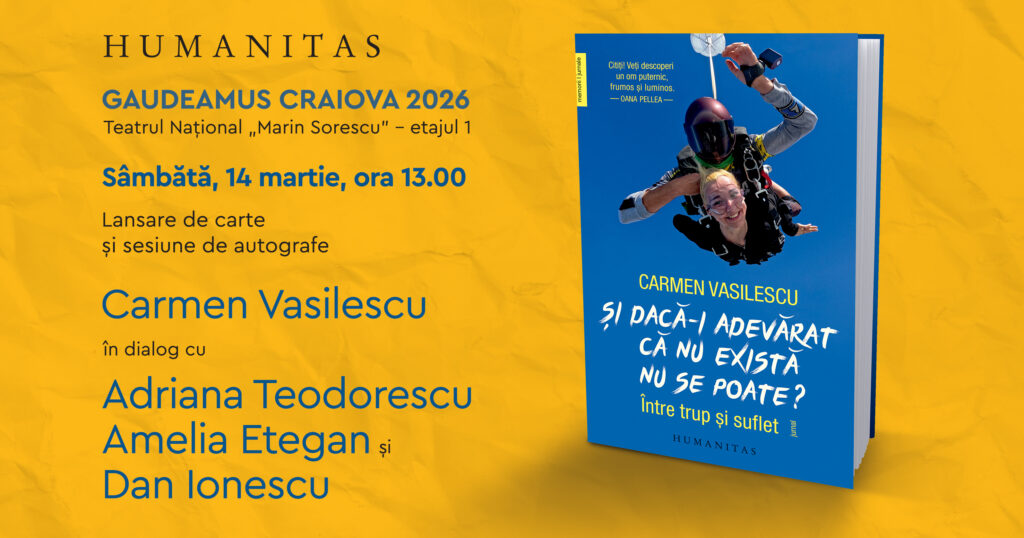 Carmen Vasilescu își lansează la Craiova volumul autobiografic despre curaj și puterea de a merge mai departe