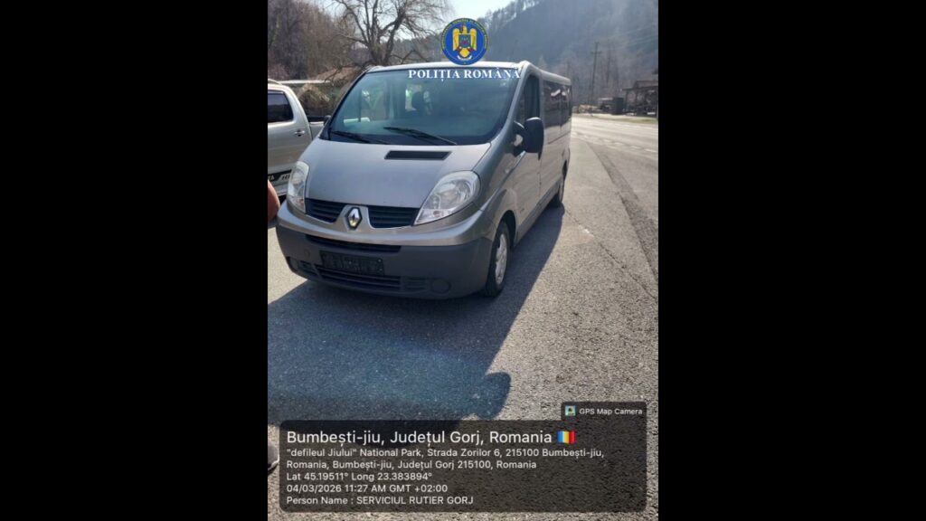 Acțiune amplă a polițiștilor din Gorj: peste 160 de amenzi, permise reținute și transporturi ilegale oprite