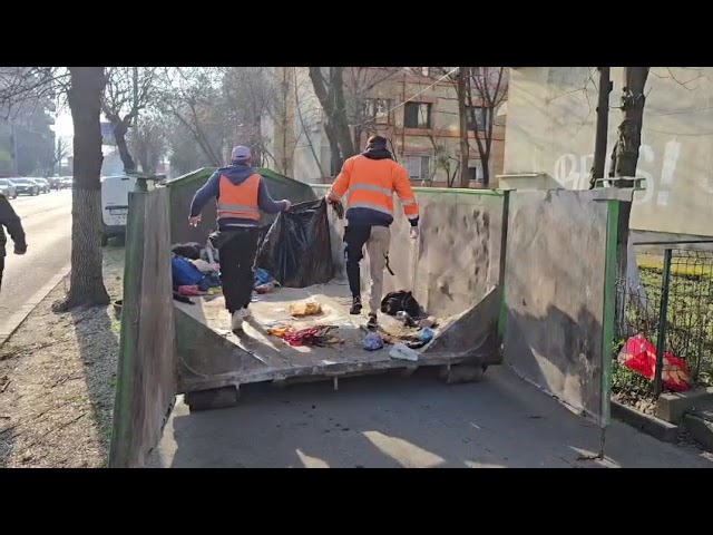 Intervenție în forță în apartamentul unei avocate din Craiova. Asociația de proprietari scoate mizeria cu executorul la ușă