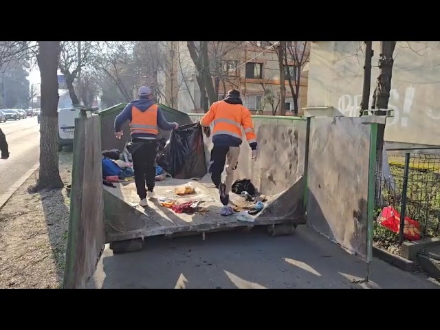 Executare silită în Craiova: apartamentul unei avocate, golit de gunoaie cu executorul la ușă