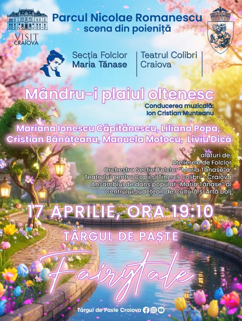 Weekend magic la Craiova! Spectacole, ateliere și folclor în aer liber