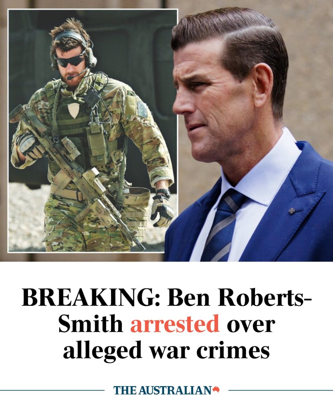 Ben Roberts-Smith este un fost caporal SAS și decorat cu Crucea Victoria