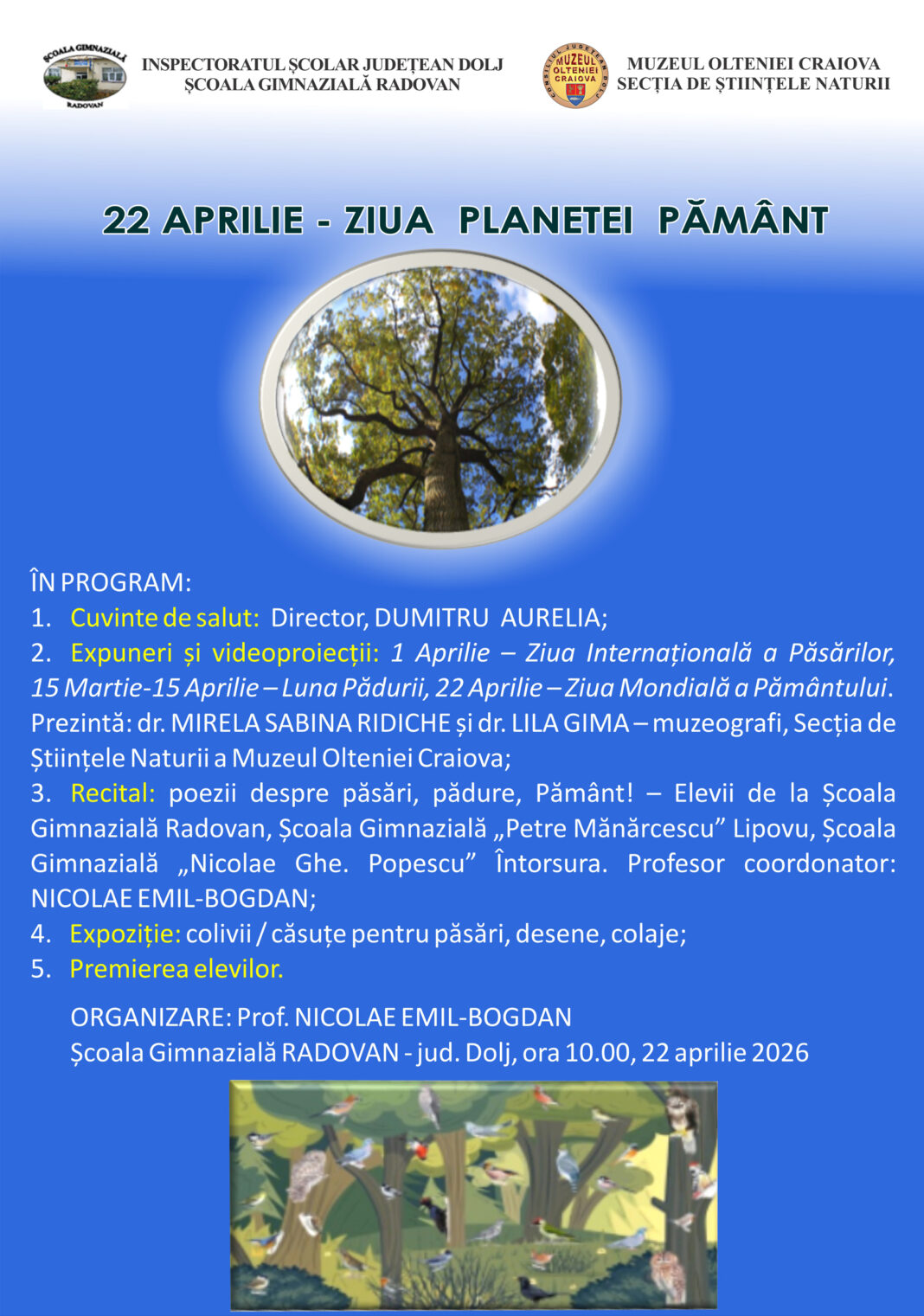 Activități educative dedicate protejării planetei
