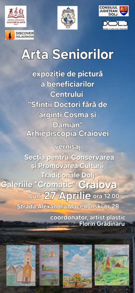 „Arta seniorilor” ajunge pe simezele Cromatic din Craiova