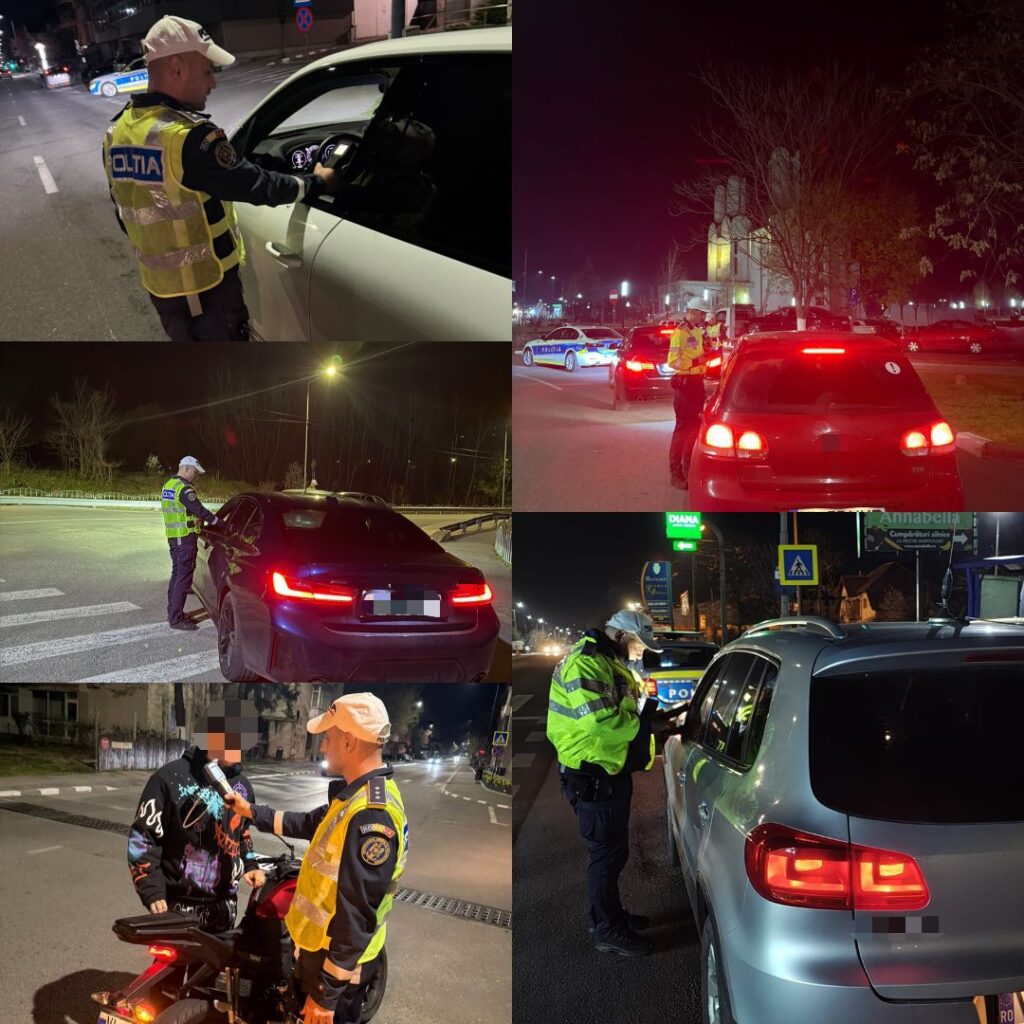 Vâlcea: Zeci de permise reținute și sute de sancțiuni aplicate în perioada 3–5 aprilie