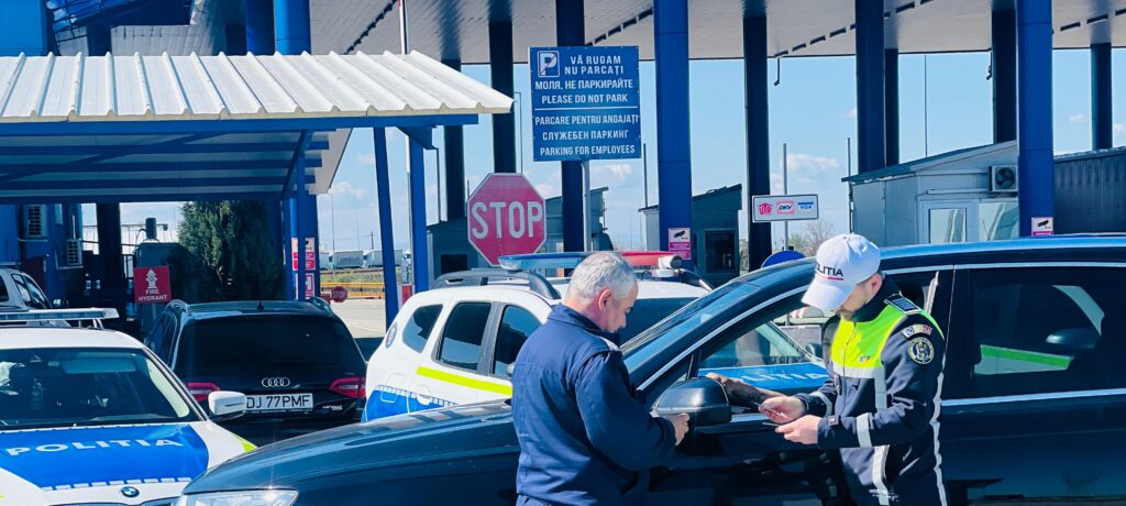 Activităţi comune ale poliţiştilor români şi bulgari, în zona frontierei Calafat