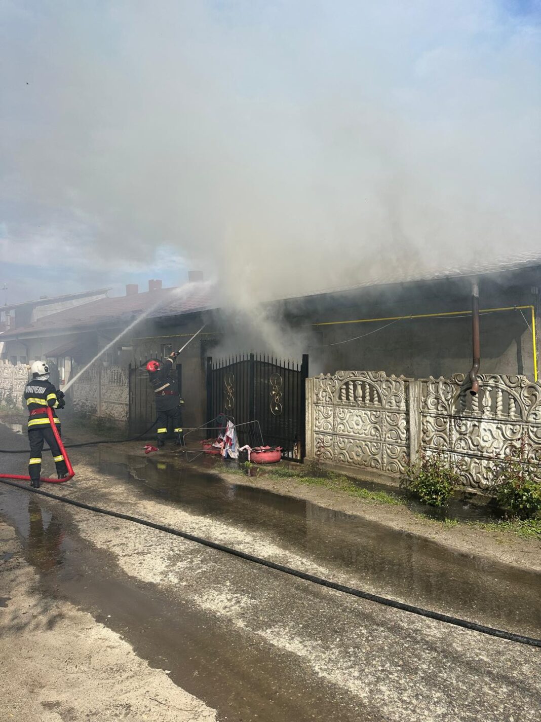 Intervenție rapidă a pompierilor