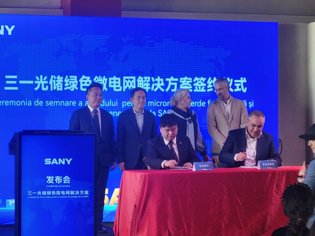 Pariul SANY pe România: investitii de 1 miliard de euro pentru proiecte de energie, din care o parte vor fi construite in Dolj