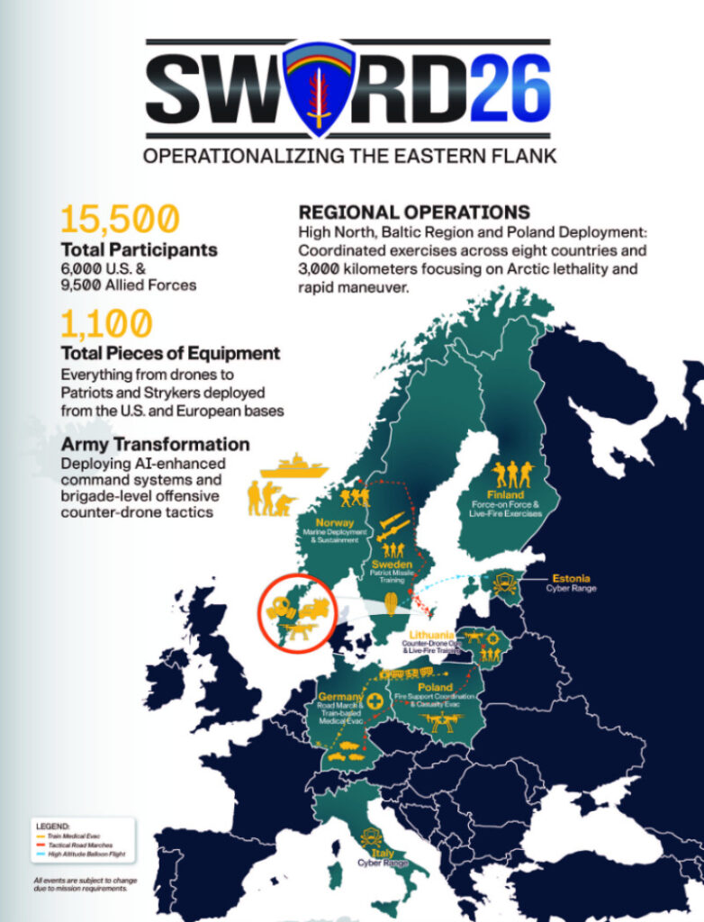 SUA și NATO vor organiza exerciții militare în întreaga Europă pentru a consolida „apărarea colectivă”