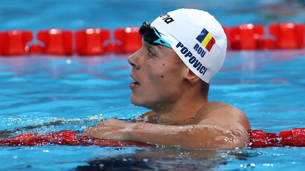 David Popovici, campion național cu ștafeta de 4×100 m liber