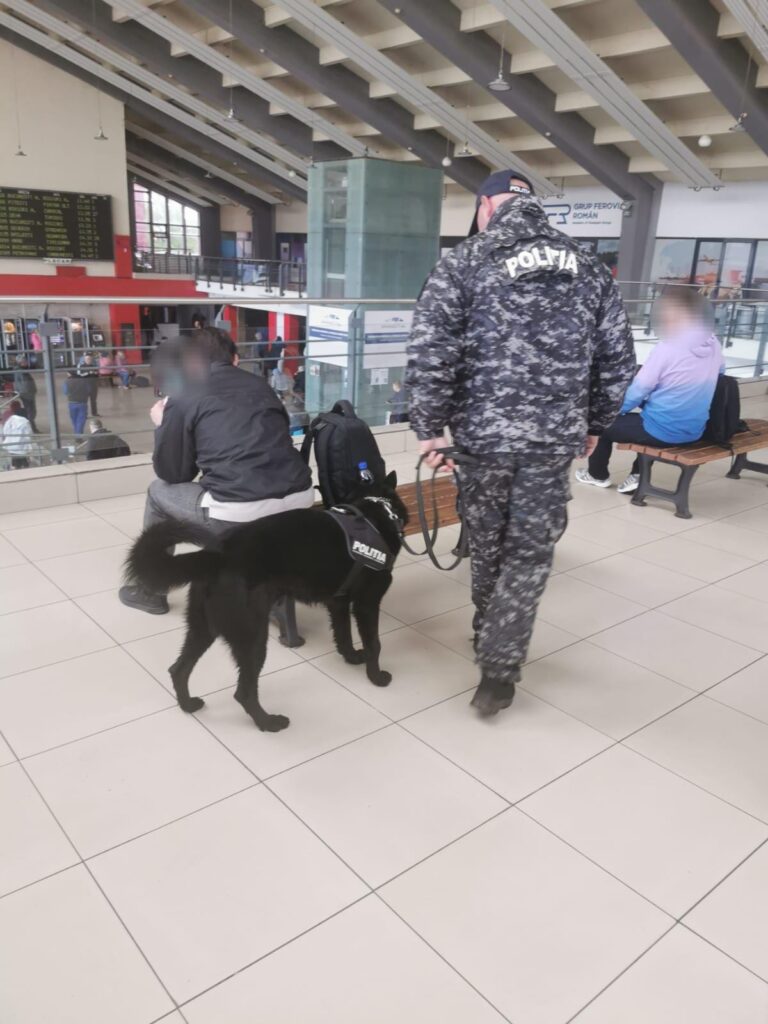 Acțiune a polițiștilor craioveni în Gara Craiova și împrejurimi