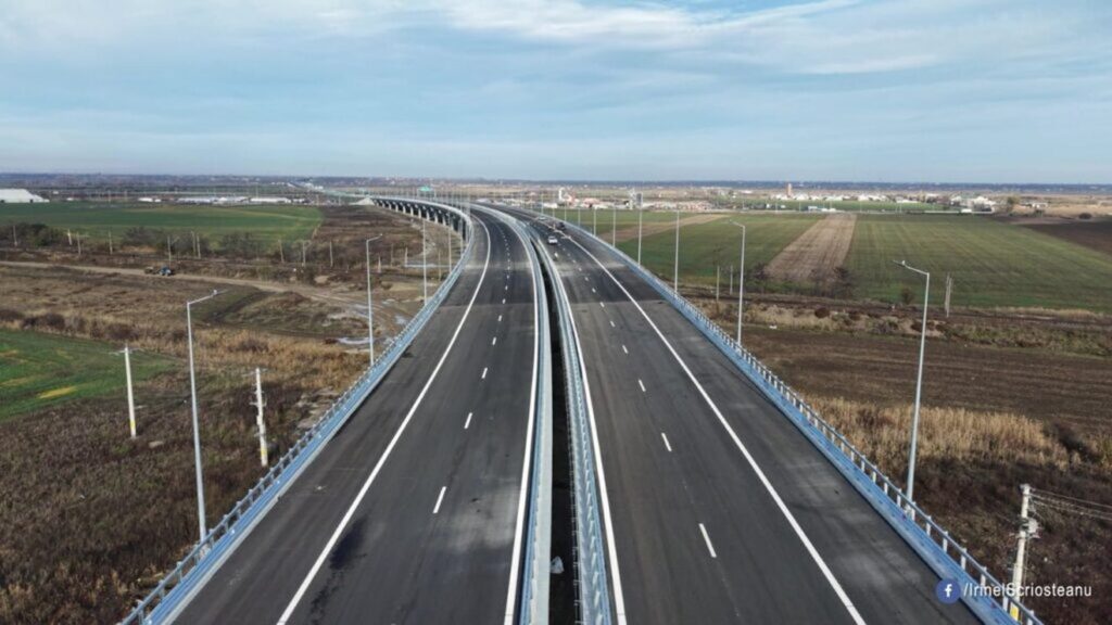 Lungimea autostrăzilor din România a crescut cu 131 de kilometri în 2025