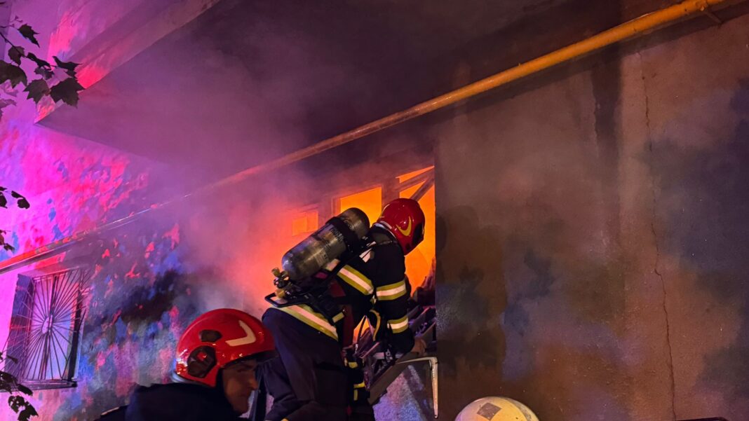 Olt: Incendiu izbucnit la un apartament din Potcoava
