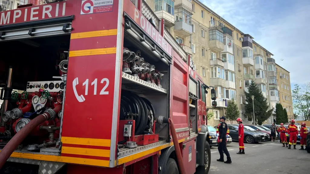 Un bărbat a murit în incendiul care i-a cuprins garsoniera