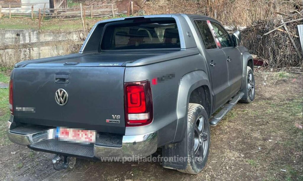 Autoturism furat din Austria, găsit de polițiștii de frontieră din Maramureș