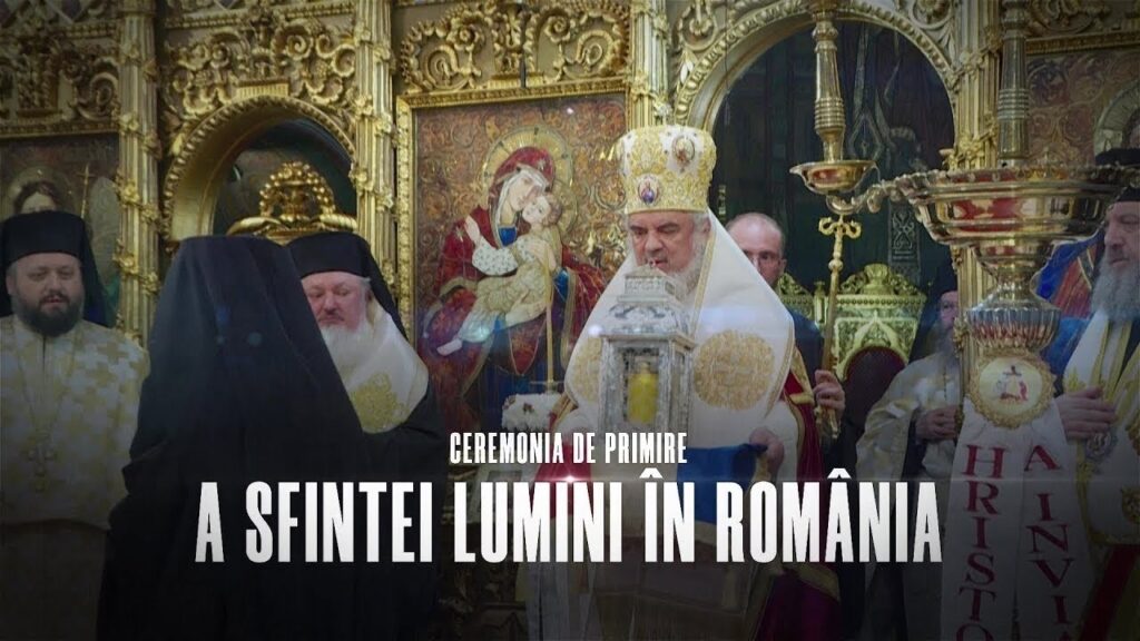 (Video) Lumina Sfântă de la Ierusalim a ajuns la București