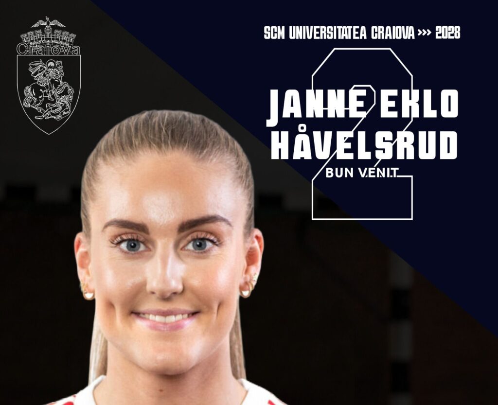 Handbal (f) / SCMU Craiova și-a adus playmaker din Norvegia! Janne Håvelsrud Eklo a semnat cu echipa din Bănie