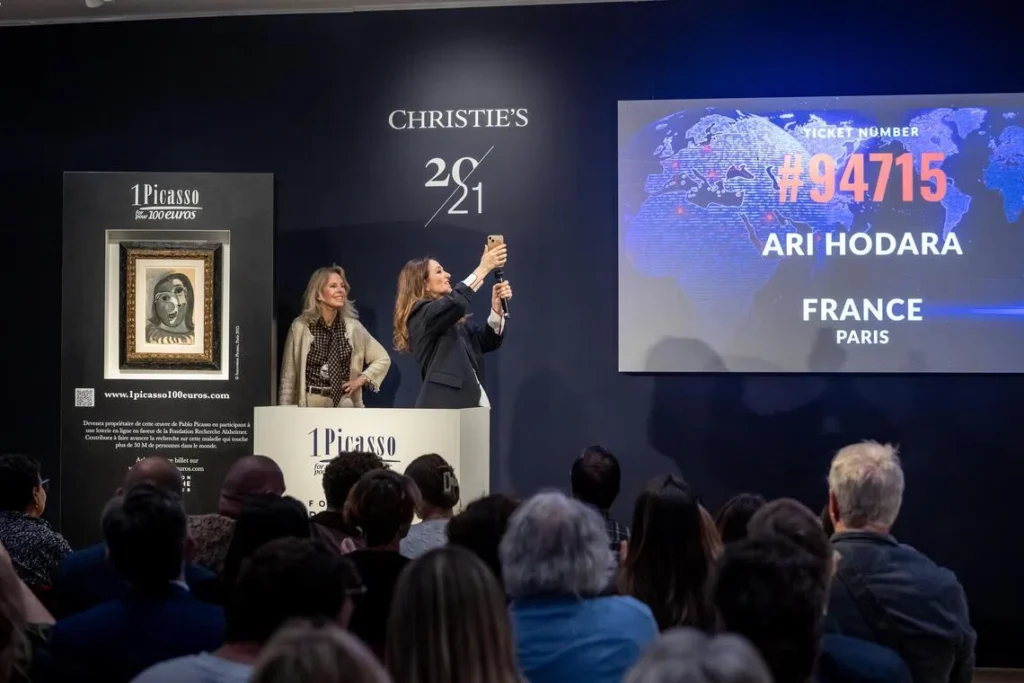 Un Picasso de 1 milion de euro, câștigat la tombolă, cu 100 de euro