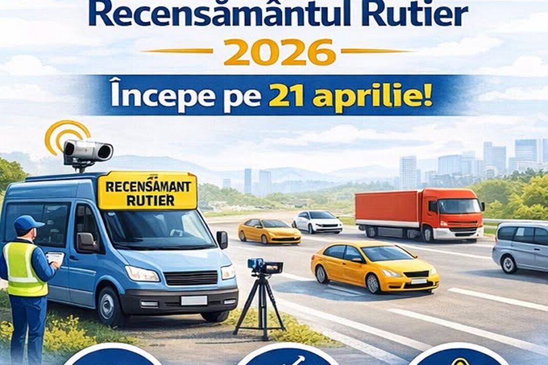 Începe recensământul circulației rutiere din România