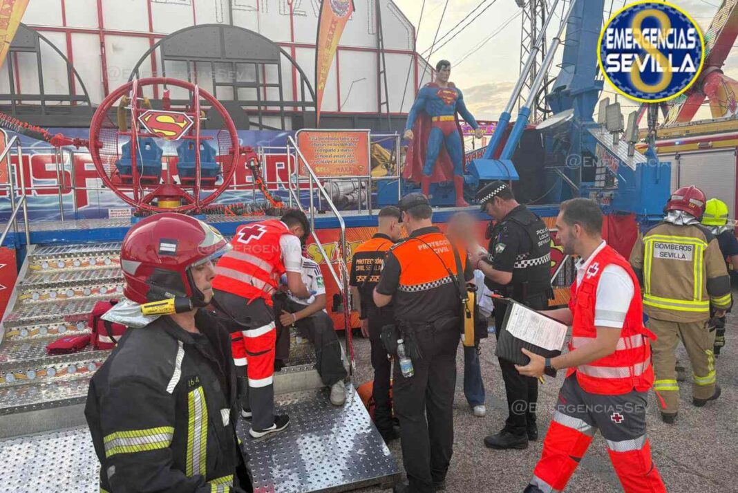 Incident grav la Seville Fair, unde atracția de tip slingshot „Steel Max” s-a defectat în timpul funcționării