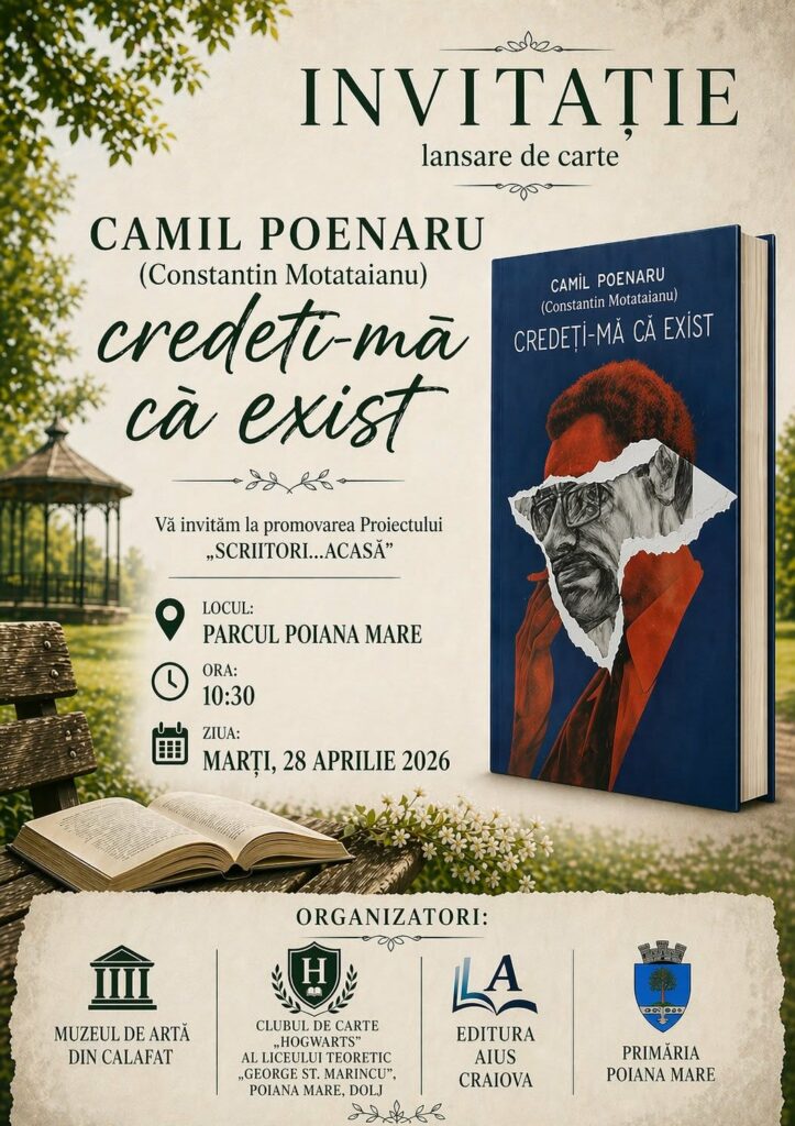 Volum de poezii, lansat în parcul din Poiana Mare