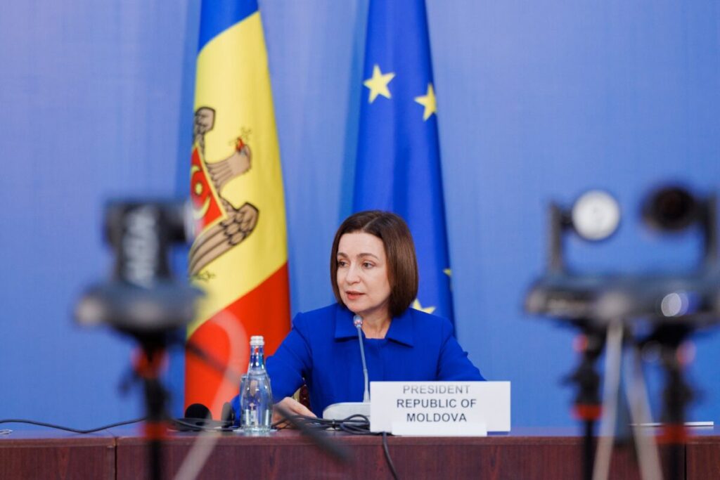 Maia Sandu începe un turneu european pentru susținerea aderării Republicii Moldova la UE