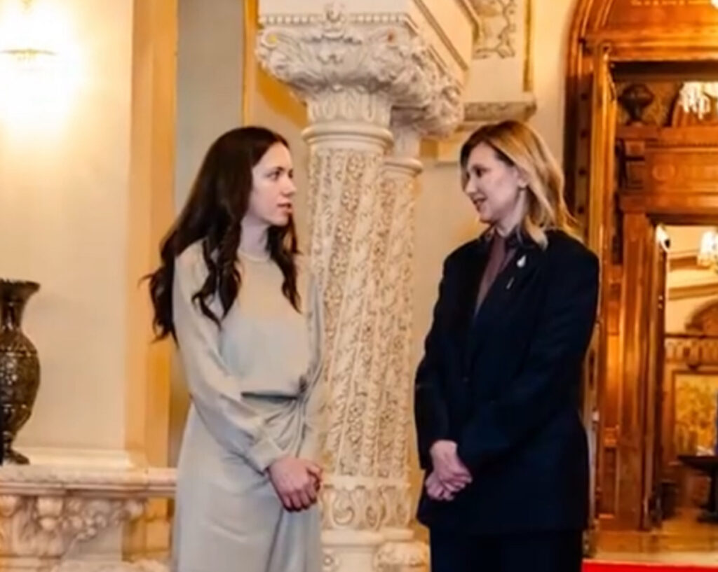 Prima Doamnă a Ucrainei, Olena Zelenska, s-a întâlnit cu Mirabela Grădinaru la Cotroceni
