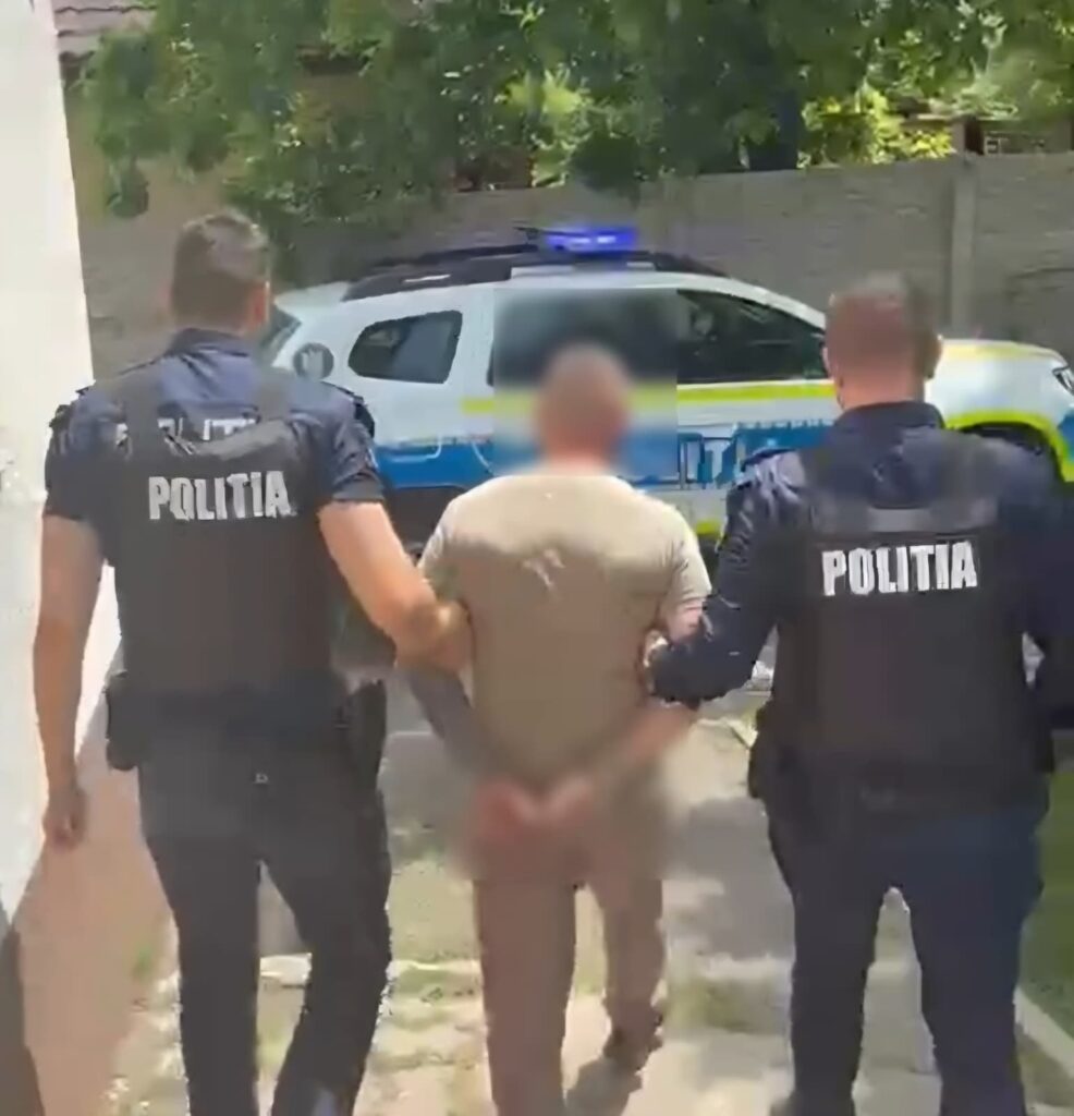 (VIDEO) Bărbat din Daneți, reținut după ce ar fi agresat un localnic pe terasa unui magazin