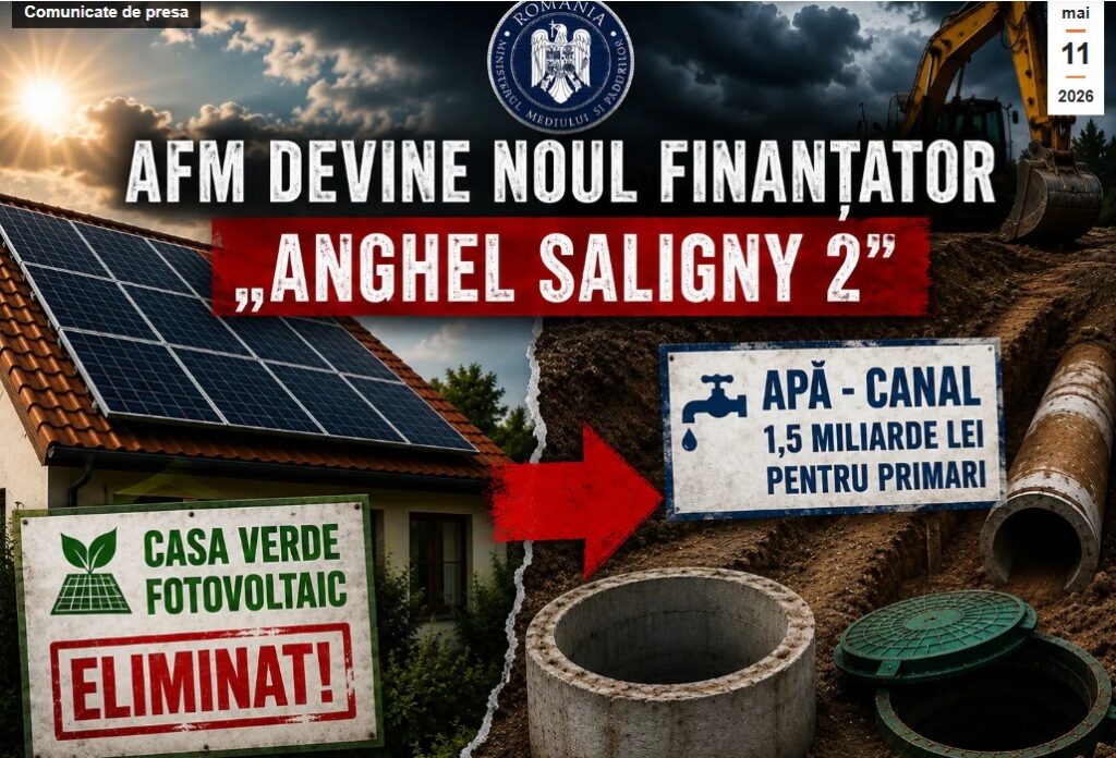 Casa Verde Fotovoltaice dispare din bugetul AFM 2026. Prosumatorii acuză: „Banii românilor merg către un nou Anghel Saligny”