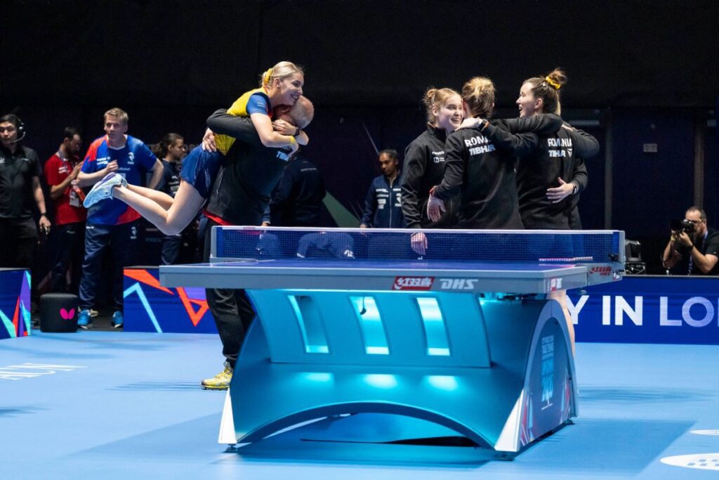 Tenis de masă / România, învinsă de China în semifinalele Mondialelor de la Londra