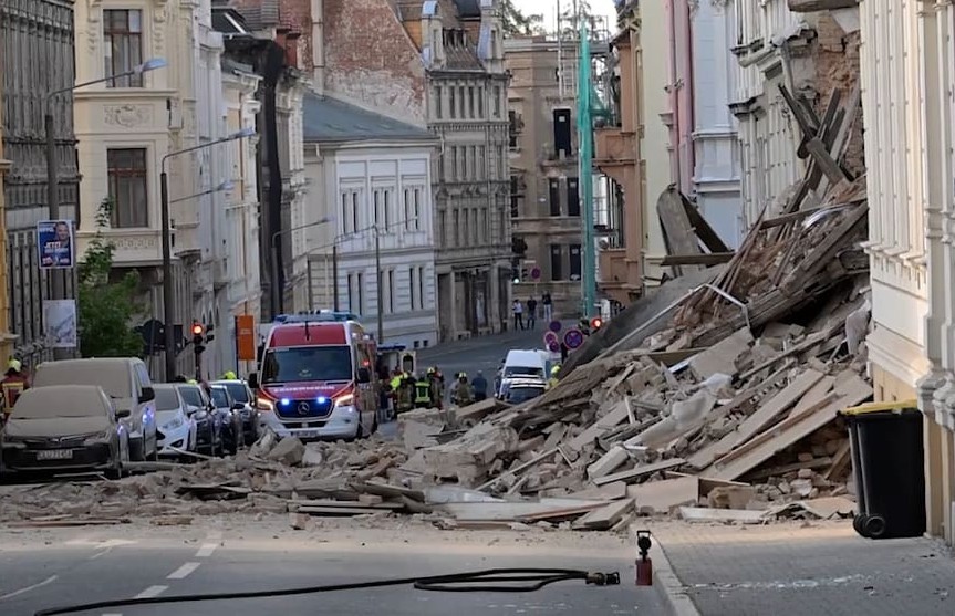 Două românce, date dispărute după ce un bloc de locuinţe în estul Germaniei s-a prăbuşit