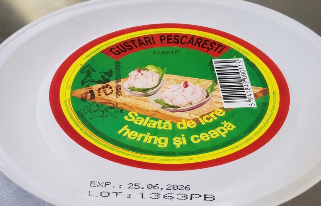 Un lot de salată de icre, retras din magazinele Profi din cauza unei bacterii periculoase