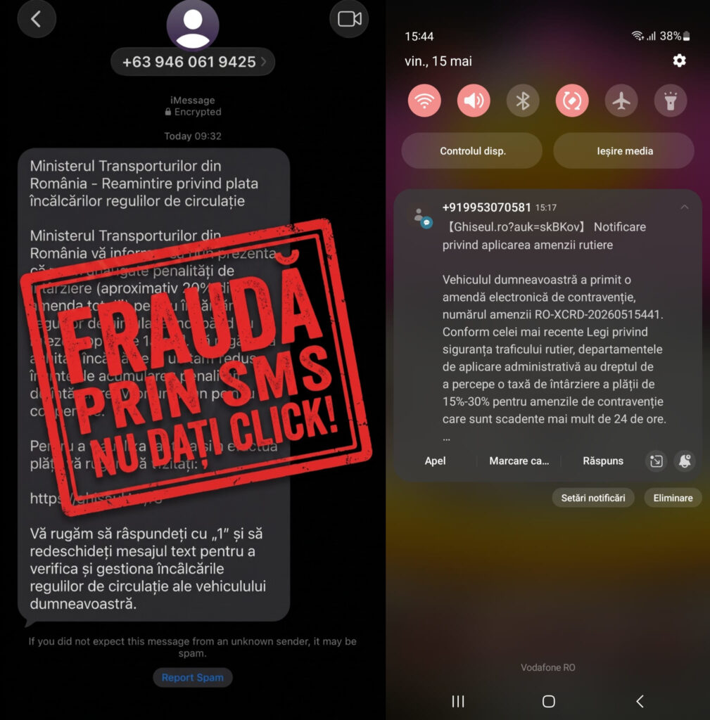 Ministerul Transporturilor, semnal de alarmă despre o nouă fraudă prin SMS