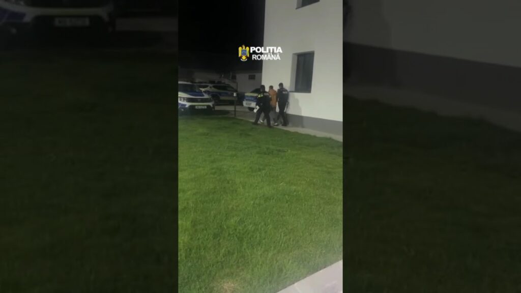 (VIDEO) Gorj: Tânăr de 17 ani, reținut după un scandal în familie