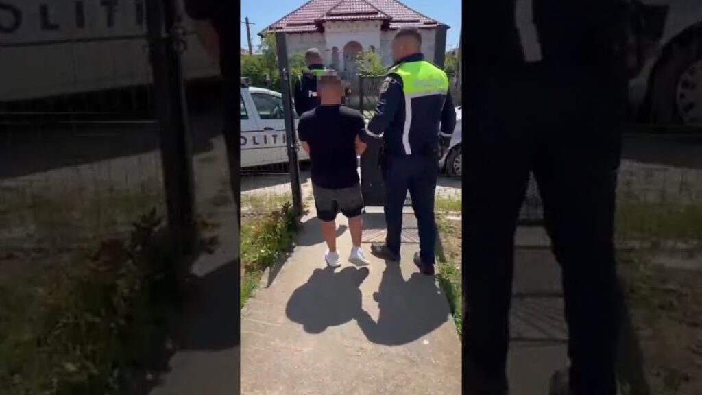 (VIDEO) Tânăr reținut în Dolj după o agresiune în fața unui magazin