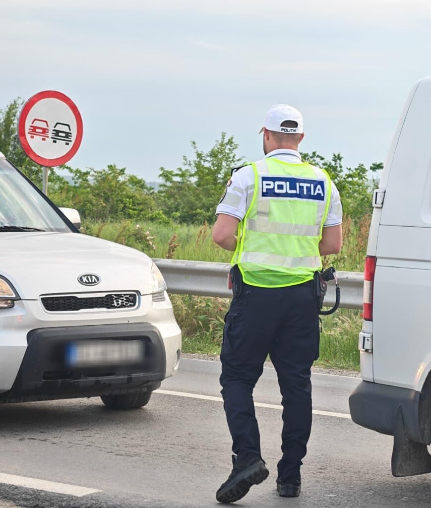 Șofer băut, urmărit de polițiști în Gorj după ce a încercat să evite controlul