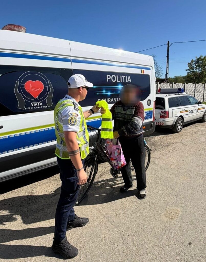 Sute de sancțiuni aplicate de polițiștii rutieri doljeni în cadrul Săptămânii Siguranței Rutiere