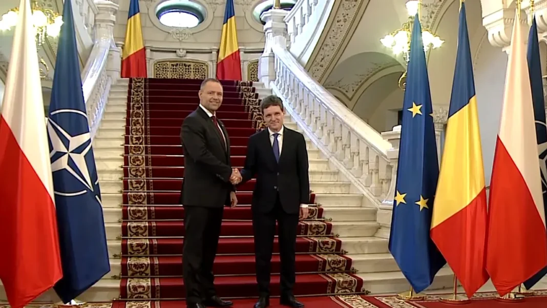 Președintele Poloniei, primit de Nicușor Dan la Cotroceni, înaintea summitului B9