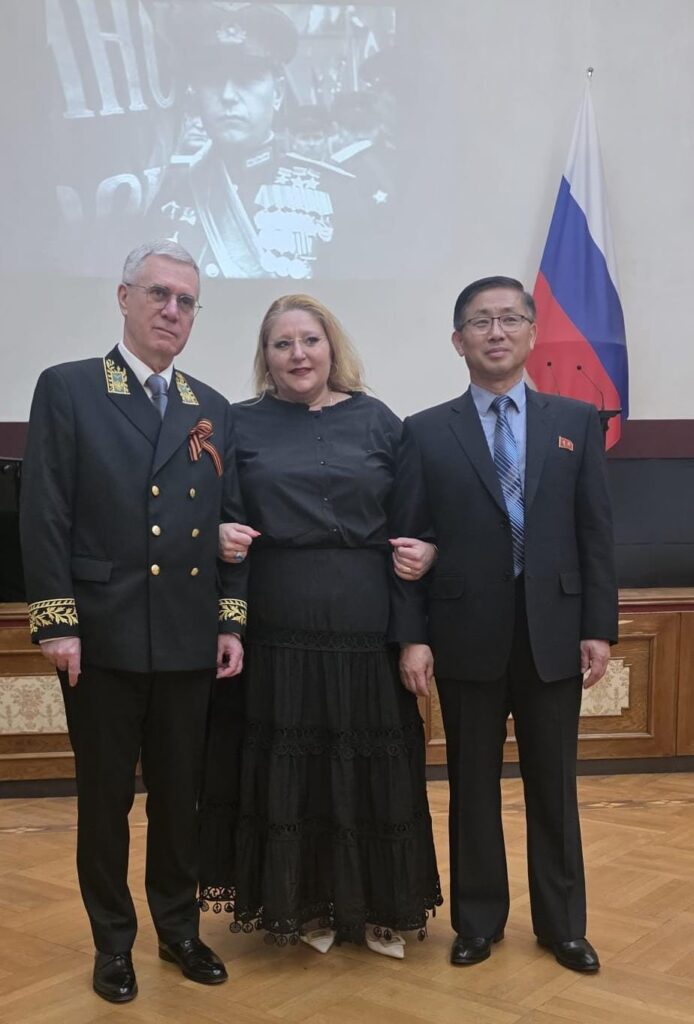 Diana Șoșoacă, prezentă la recepția de Ziua Victoriei de la Ambasada Rusiei la București