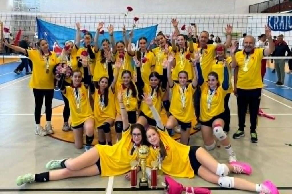 SCV Craiova domină voleiul juvenil! Oltencele și-au apărat titlul național la U15