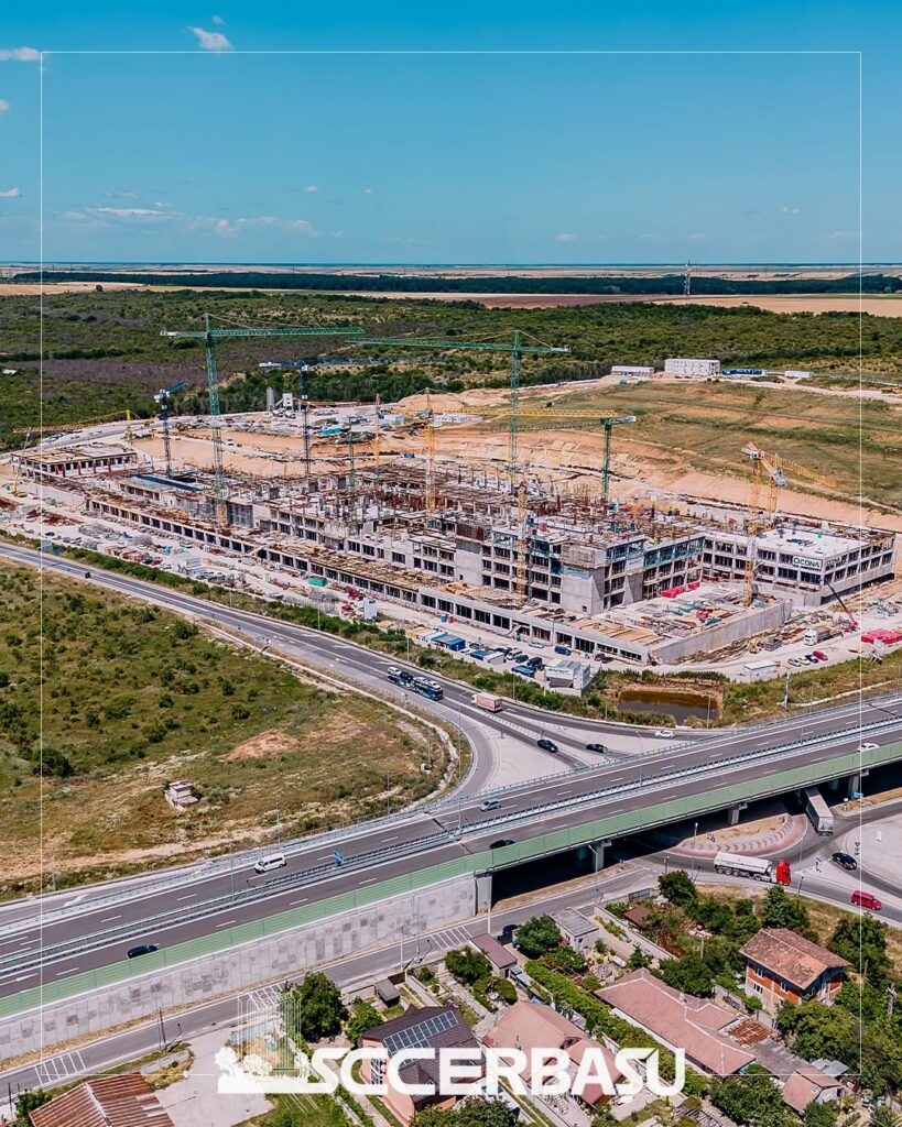 La Spitalul Regional de Urgență Craiova lucrările au depășit 16%, iar structura urcă spre etajele superioare